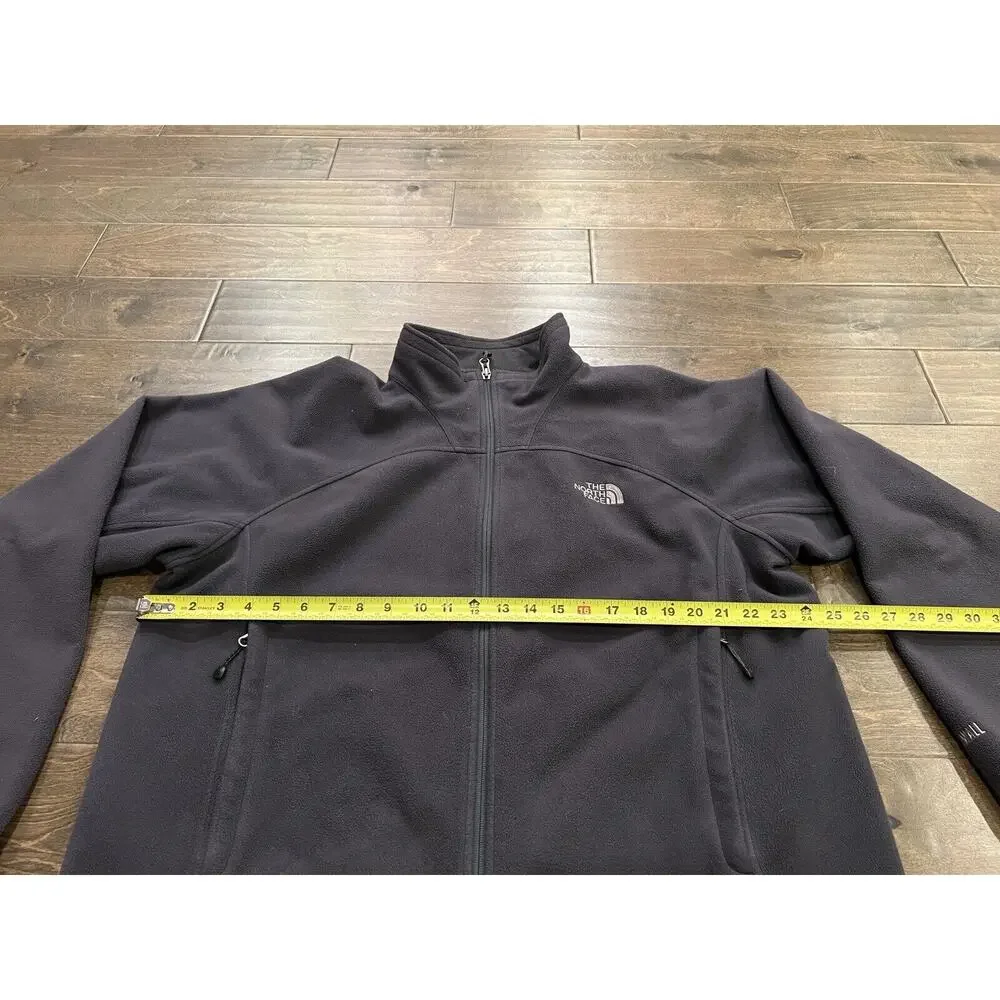 The North Face Mens Blue Full Zip Outdoors Windwall Long Sleeve Jacket Size XL
